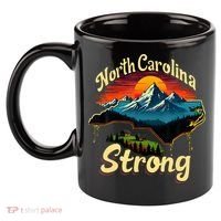 North Carolina Strong Strong Nc State Support 11oz C Handle Ceramic Mug thumb 2