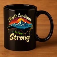 North Carolina Strong Strong Nc State Support 11oz C Handle Ceramic Mug thumb 3