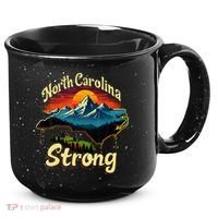 North Carolina Strong Strong Nc State Support 15oz Campfire Ceramic Mug thumb 0