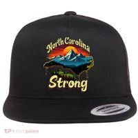 North Carolina Strong Strong Nc State Support Flat Bill Trucker Hat thumb 0