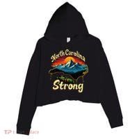 North Carolina Strong Strong Nc State Support Crop Fleece Hoodie thumb 0