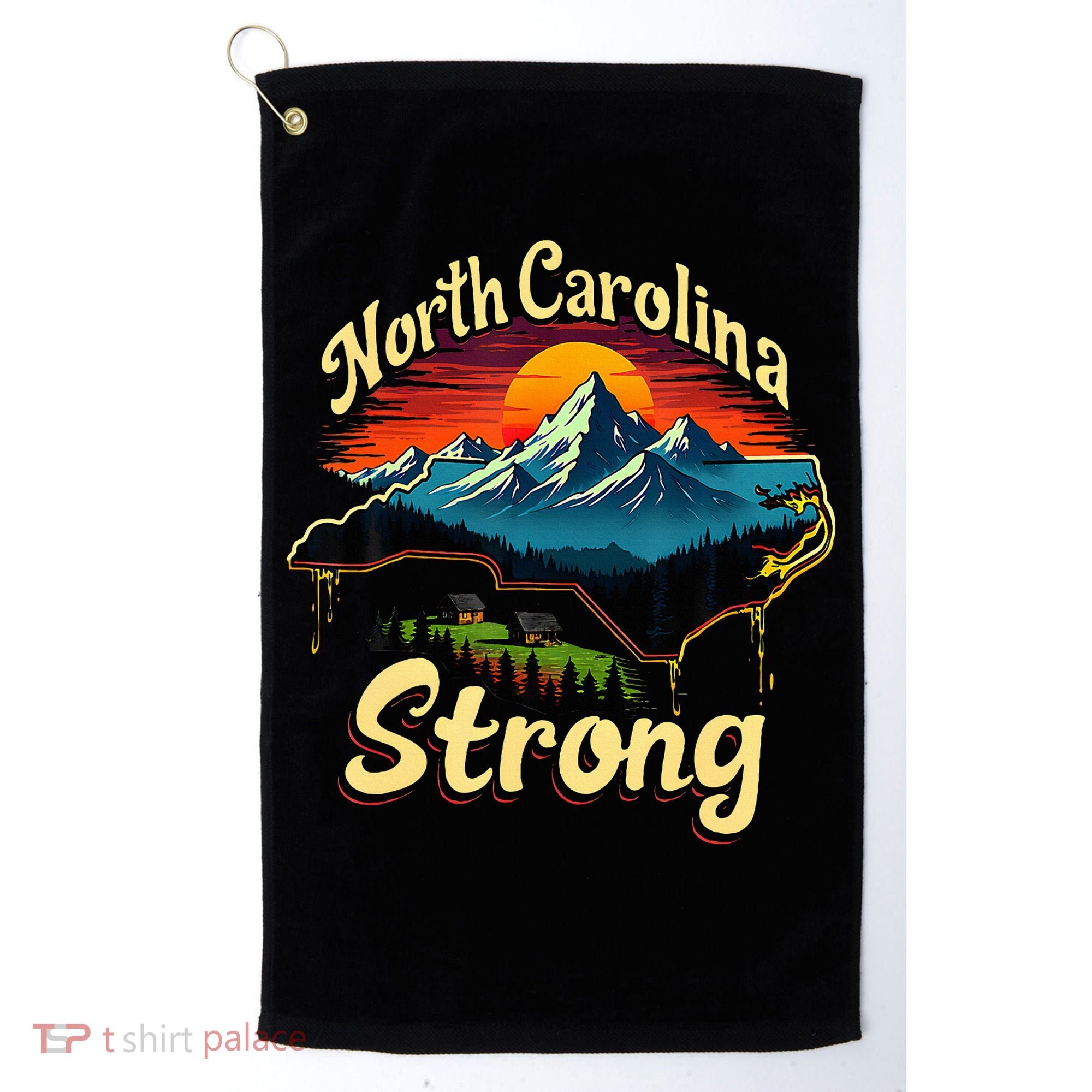 North Carolina Strong Strong Nc State Support Golf Towel