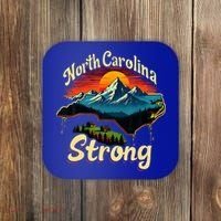 North Carolina Strong Strong Nc State Support Coaster thumb 0