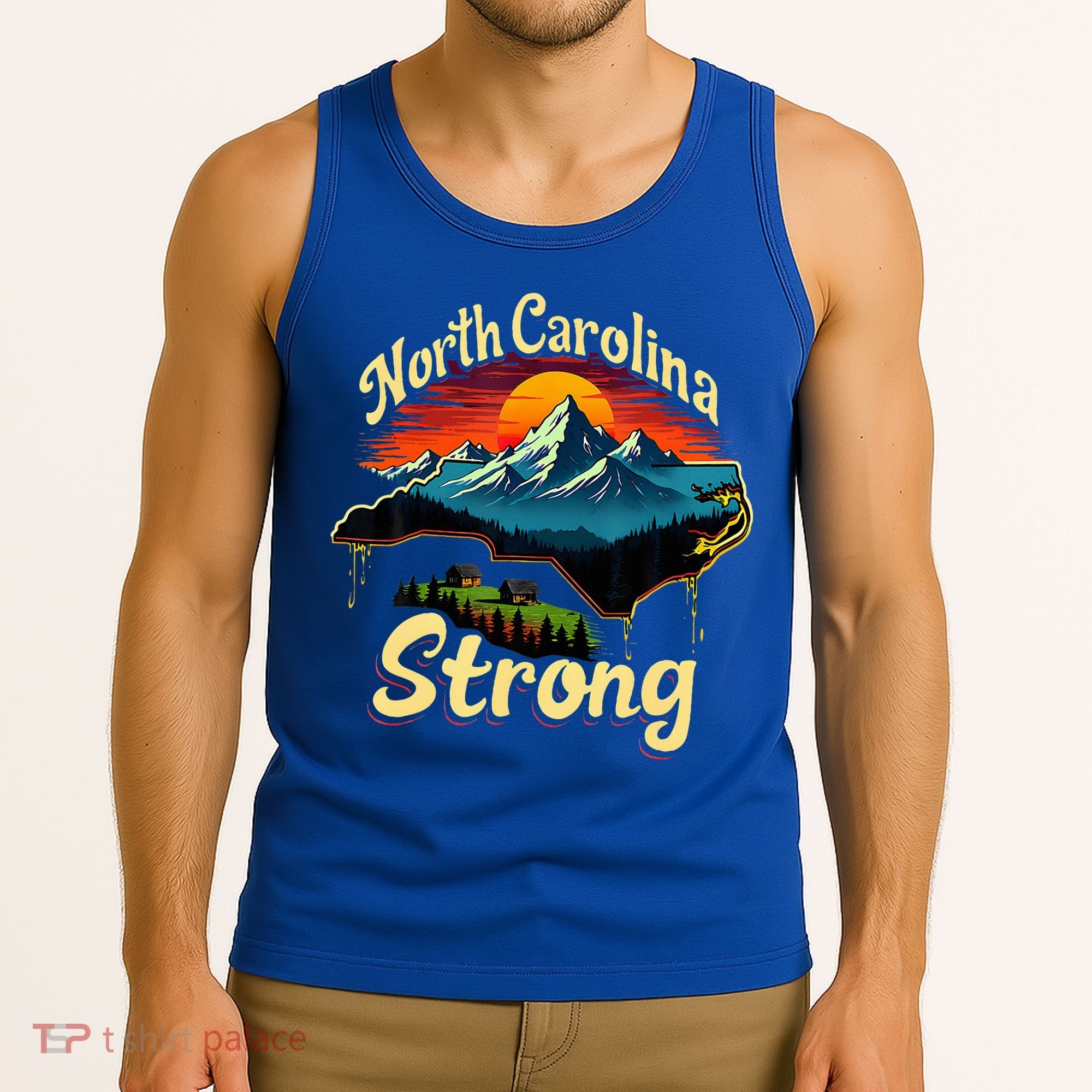 North Carolina Strong Strong Nc State Support Tank Top