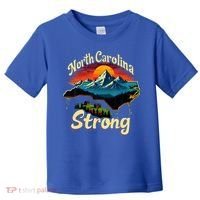 North Carolina Strong Strong Nc State Support Toddler T-Shirt thumb 0