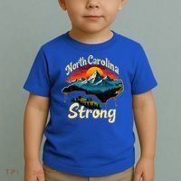 North Carolina Strong Strong Nc State Support Toddler T-Shirt thumb 2