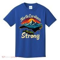 North Carolina Strong Strong Nc State Support Kids T-Shirt thumb 0