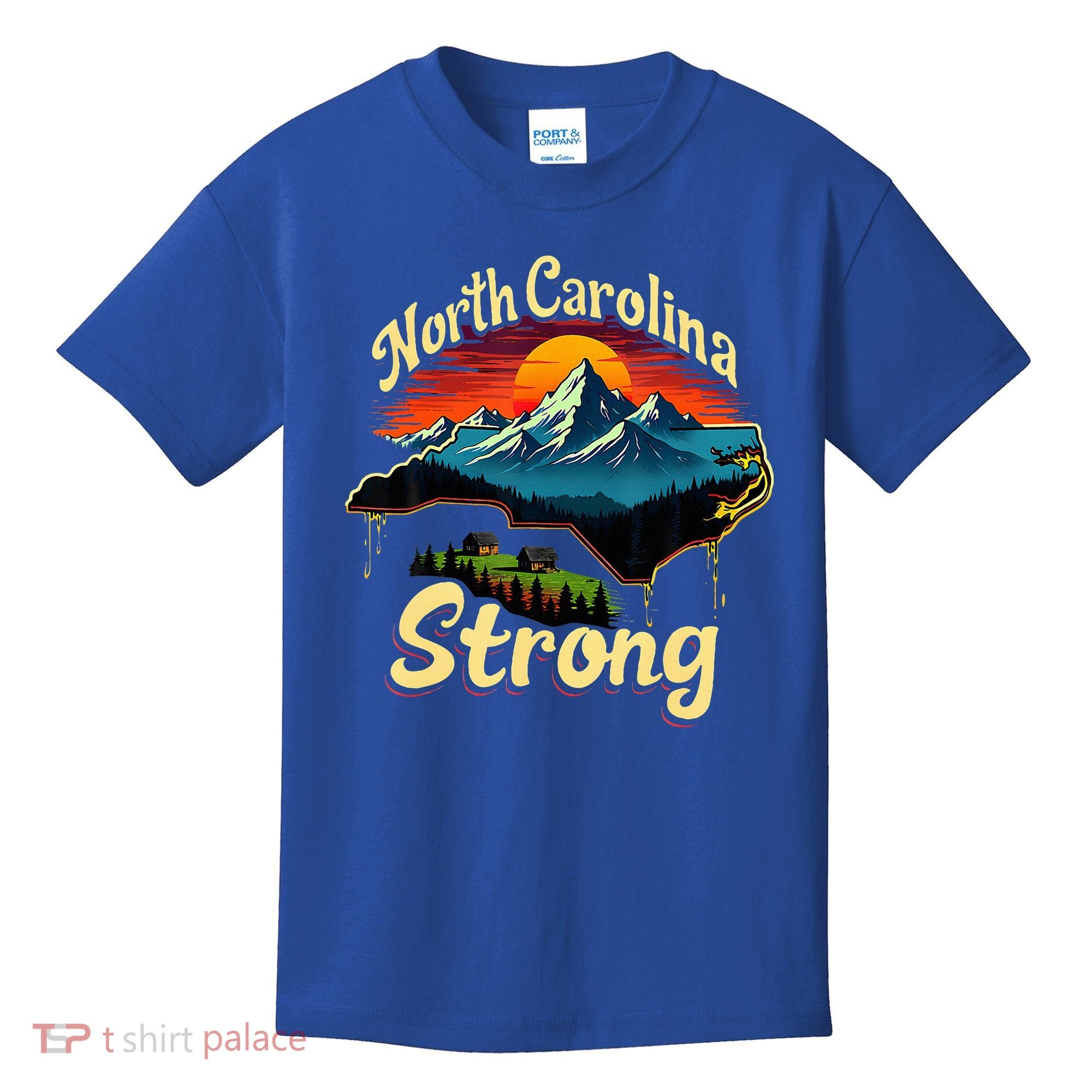 North Carolina Strong Strong Nc State Support Kids T-Shirt