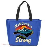 North Carolina Strong Strong Nc State Support Tote Bag thumb 0