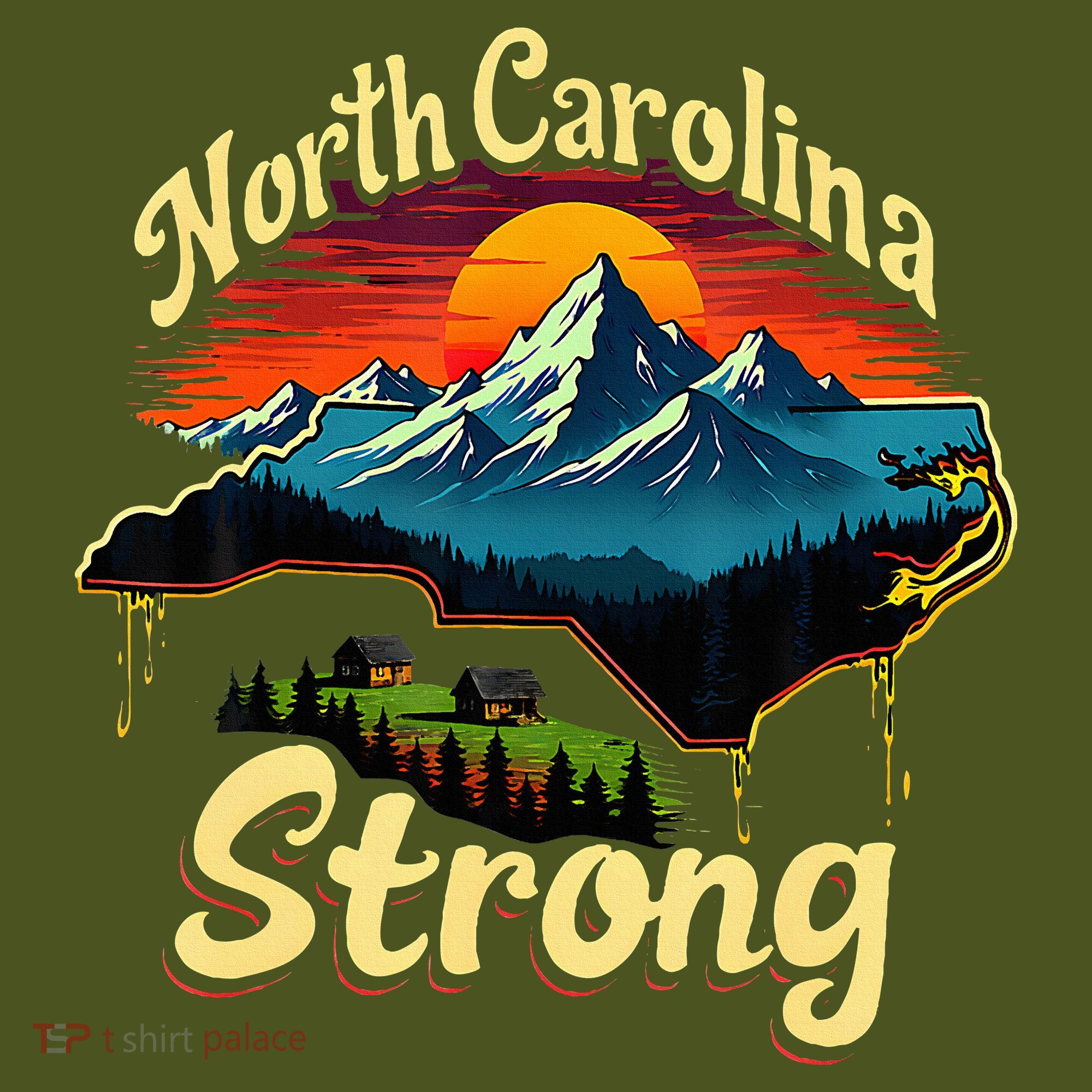North Carolina Strong Strong Nc State Support The Baniff Cuffed Pom Beanie