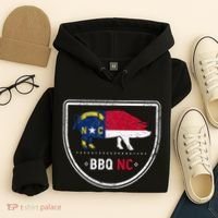 North Carolina State Flag Bbq Nc Hoodie thumb 4