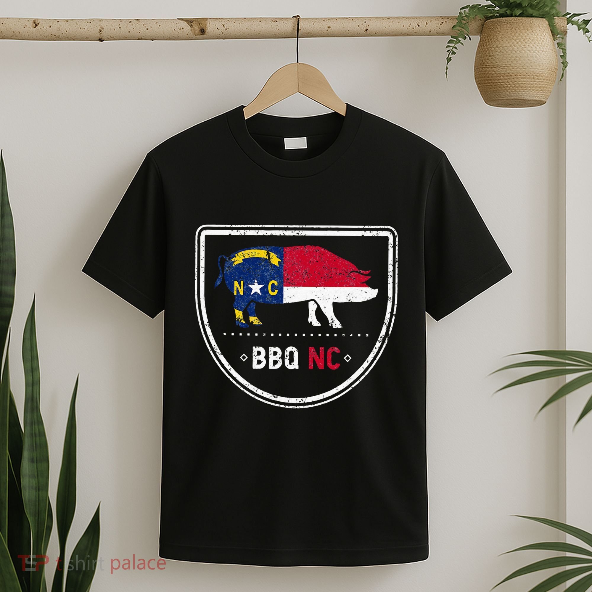 North Carolina State Flag Bbq Nc T-Shirt