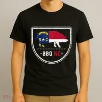 North Carolina State Flag Bbq Nc T-Shirt thumb 3