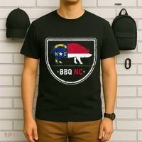 North Carolina State Flag Bbq Nc T-Shirt thumb 6