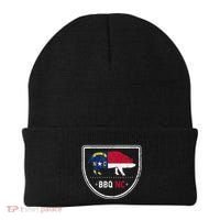 North Carolina State Flag Bbq Nc Beanie thumb 0