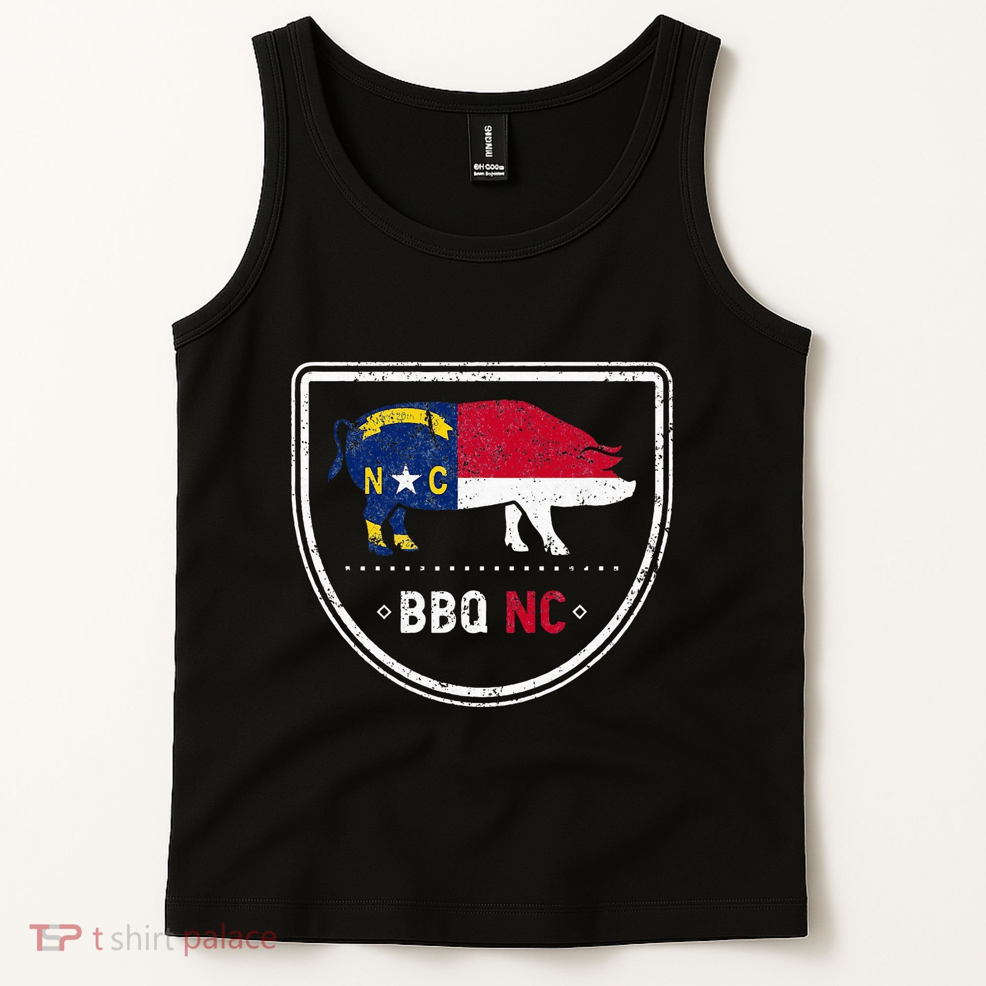 North Carolina State Flag Bbq Nc Tank Top