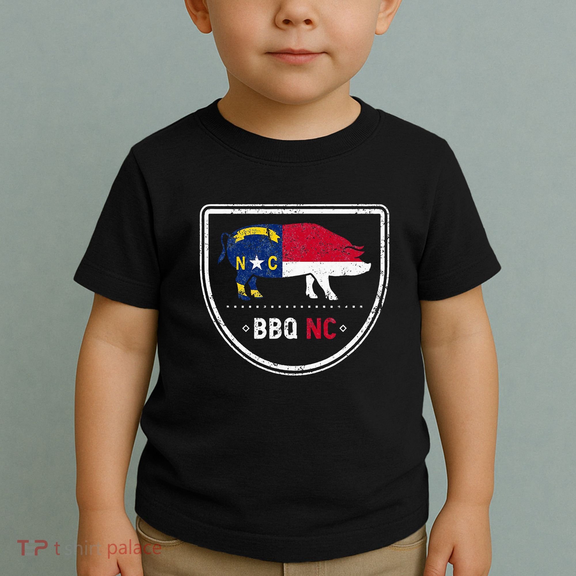 North Carolina State Flag Bbq Nc Toddler T-Shirt