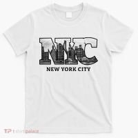 Nyc City Skyline Of Downtown New York City New York T-Shirt thumb 0