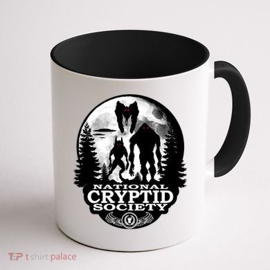 National Cryptid Society Mothman Coffee Mug back