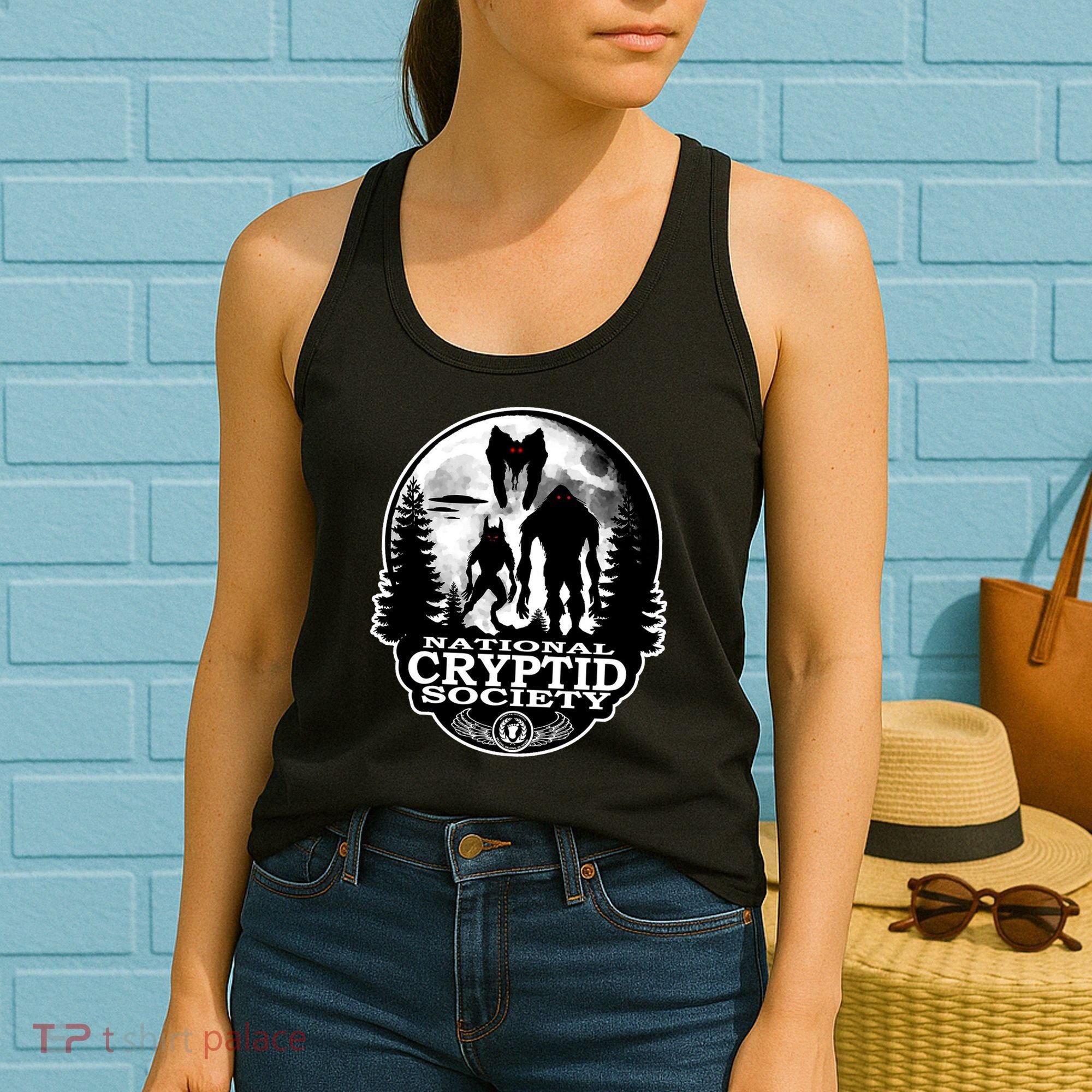 National Cryptid Society Mothman Women's Tank Top