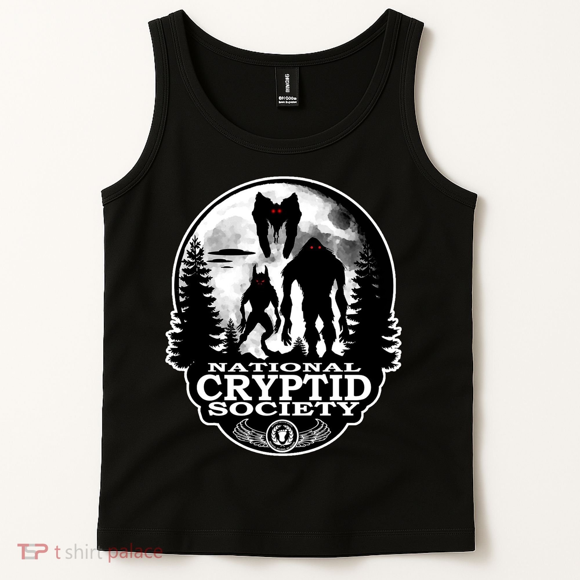 National Cryptid Society Mothman Tank Top