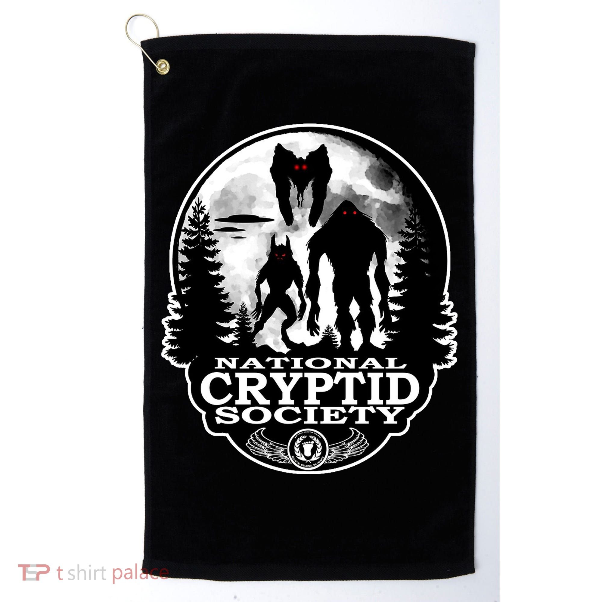 National Cryptid Society Mothman Golf Towel