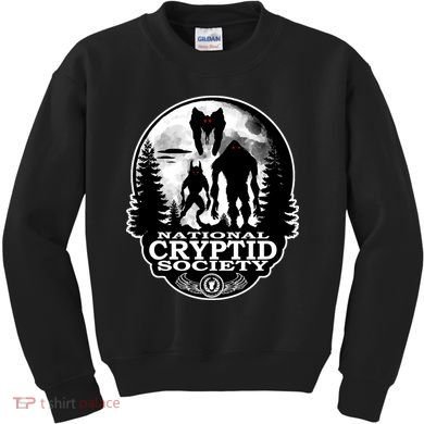National Cryptid Society Mothman Kids Sweatshirt