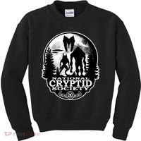 National Cryptid Society Mothman Kids Sweatshirt thumb 0