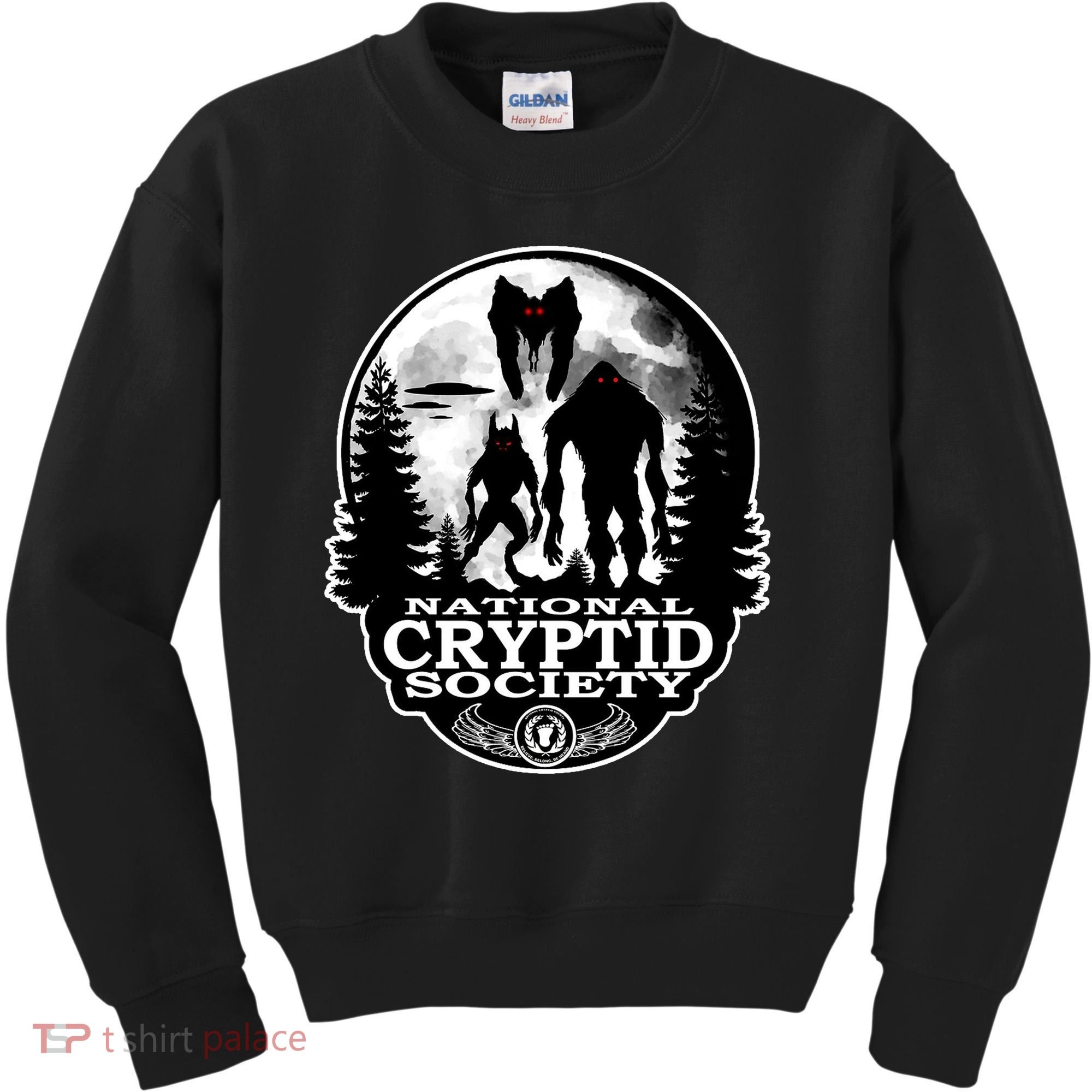 National Cryptid Society Mothman Kids Sweatshirt