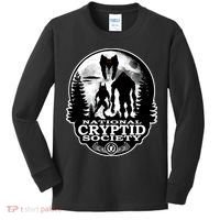 National Cryptid Society Mothman Kids Long Sleeve Shirt thumb 0