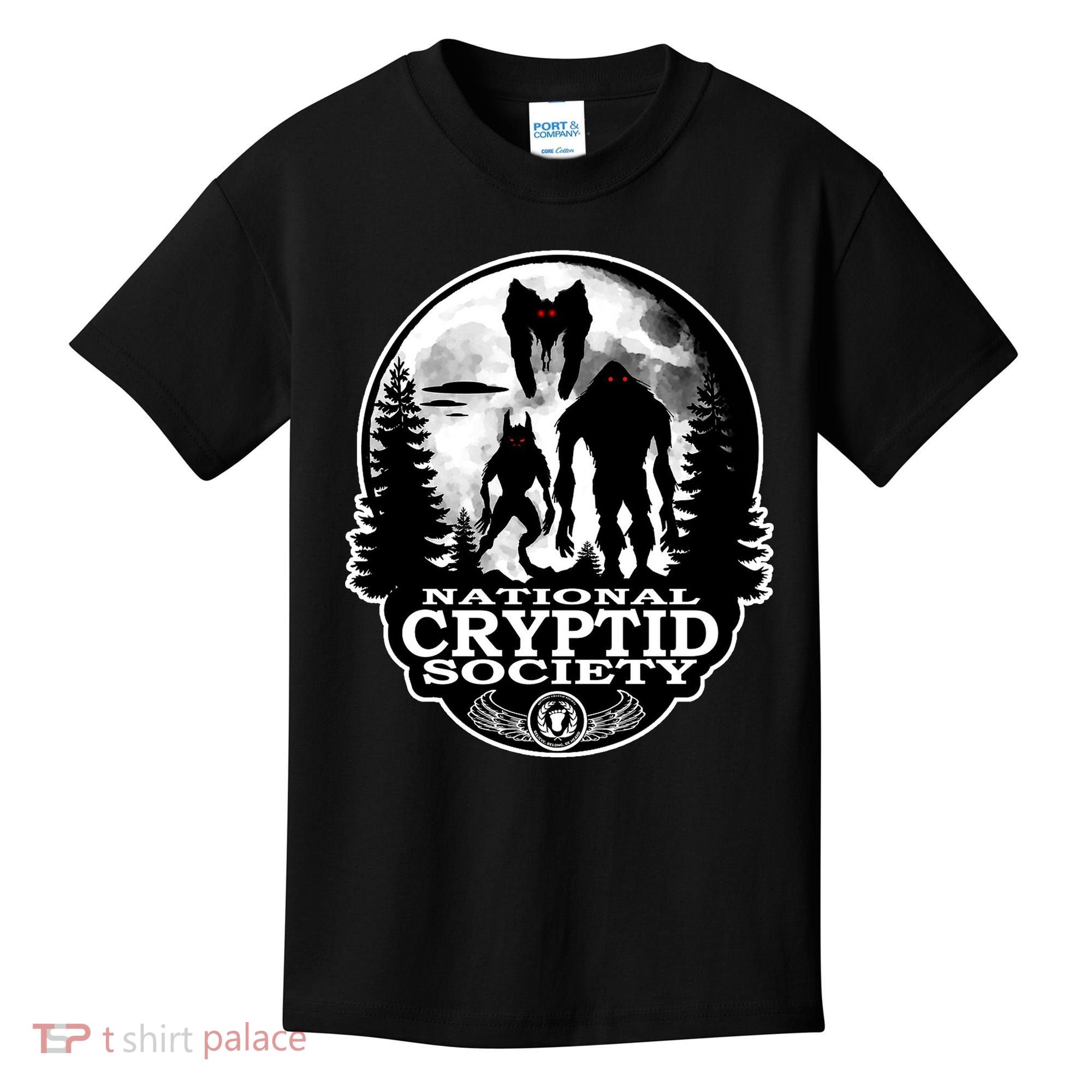 National Cryptid Society Mothman Kids T-Shirt