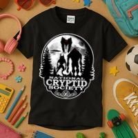 National Cryptid Society Mothman Kids T-Shirt thumb 3
