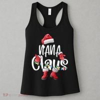Nana Claus Shirt Santa Hat Matching Christmas Family Group Women's Tank Top thumb 3