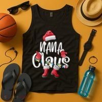 Nana Claus Shirt Santa Hat Matching Christmas Family Group Tank Top thumb 4
