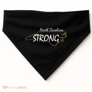 North Carolina Strong Nc State USA-Made Doggie Bandana