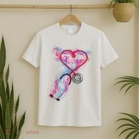 Nurse Colorful Stethoscope Heart Nurse Life T-Shirt thumb 2