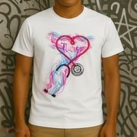 Nurse Colorful Stethoscope Heart Nurse Life T-Shirt thumb 3