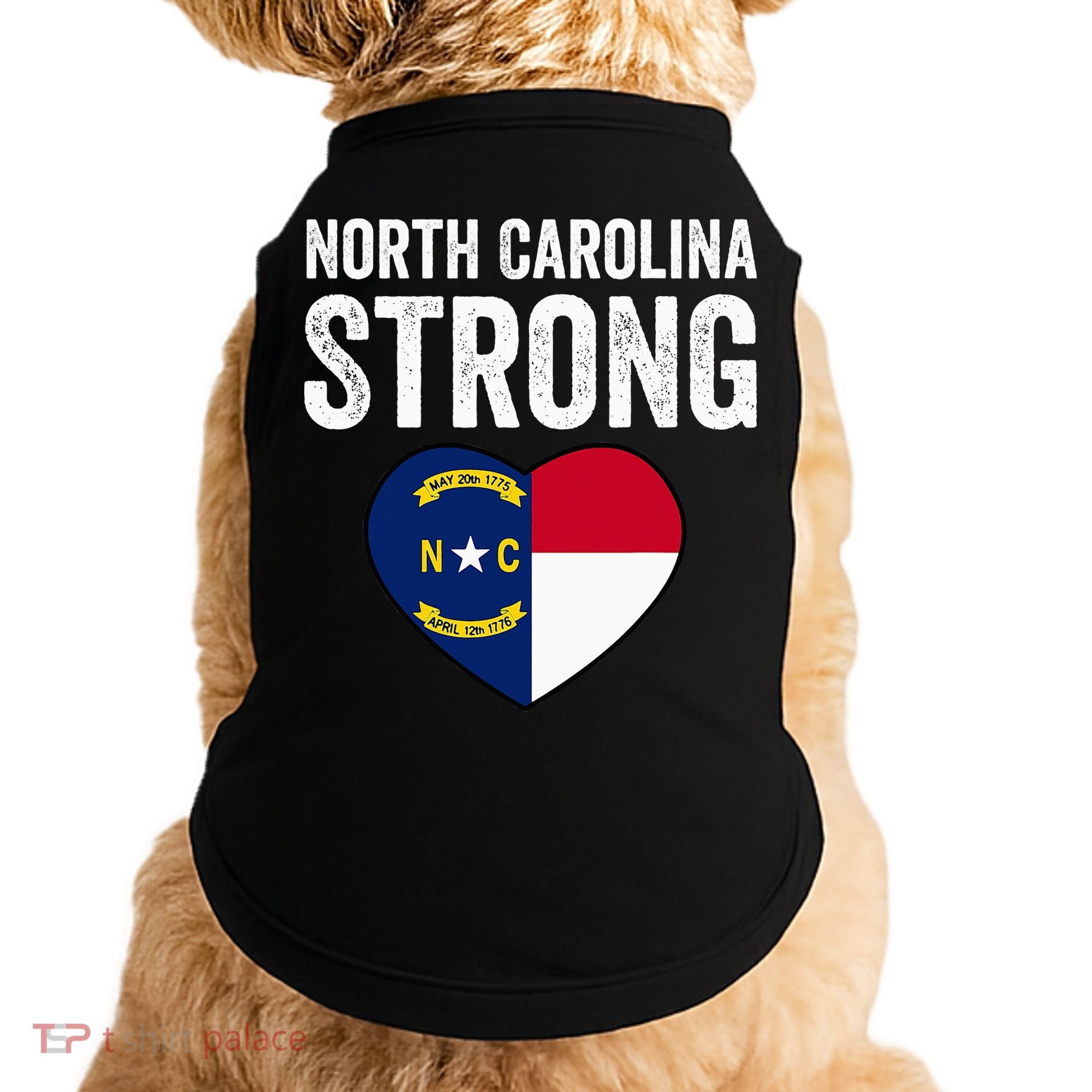 North Carolina Strong With Nc State And Love Doggie Tank