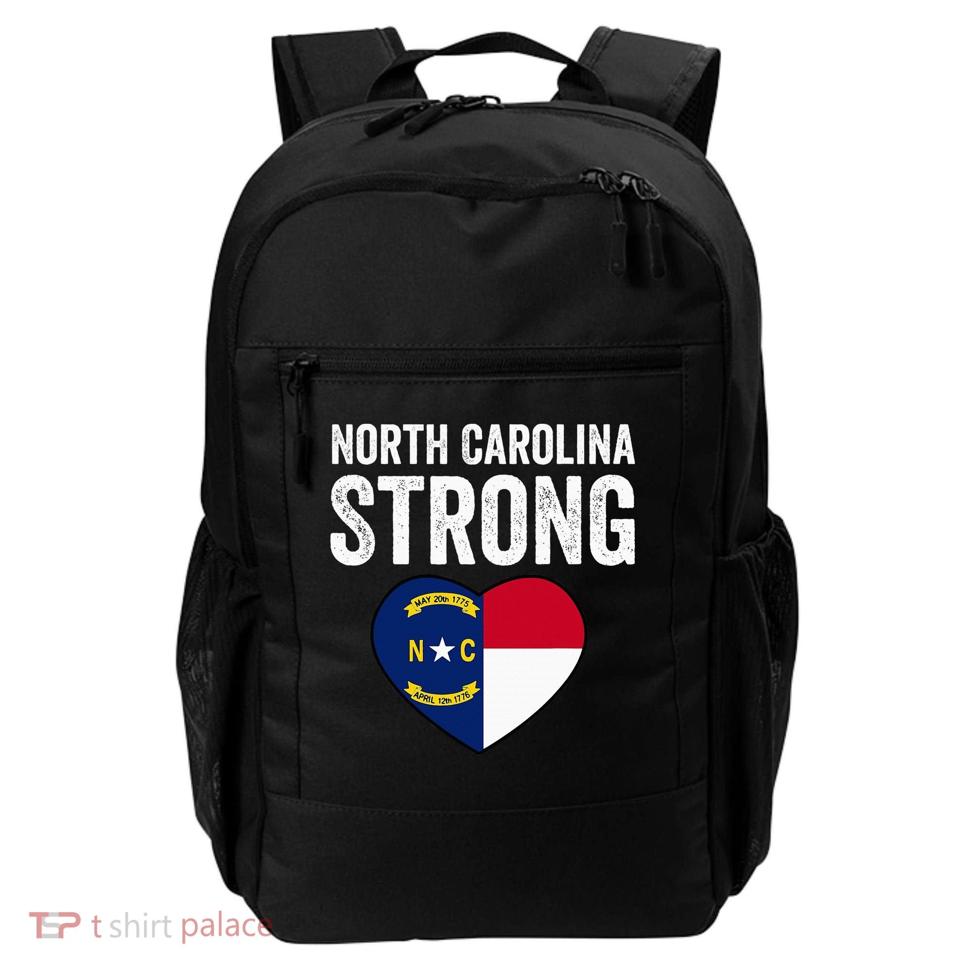 North Carolina Strong With Nc State And Love Backpack