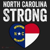 North Carolina Strong With Nc State And Love Beanie thumb 2