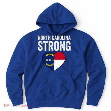 North Carolina Strong With Nc State And Love Hoodie