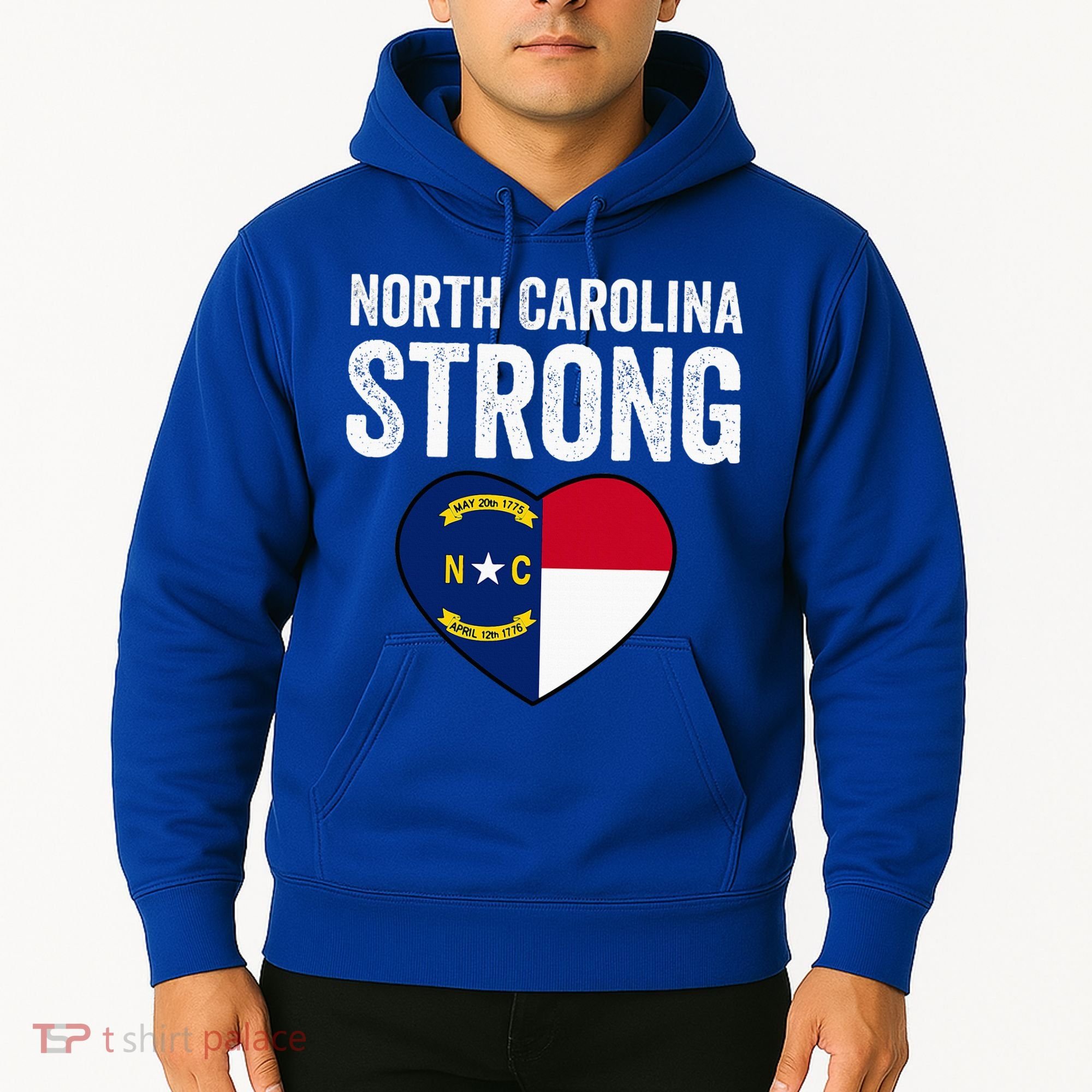 North Carolina Strong With Nc State And Love Hoodie