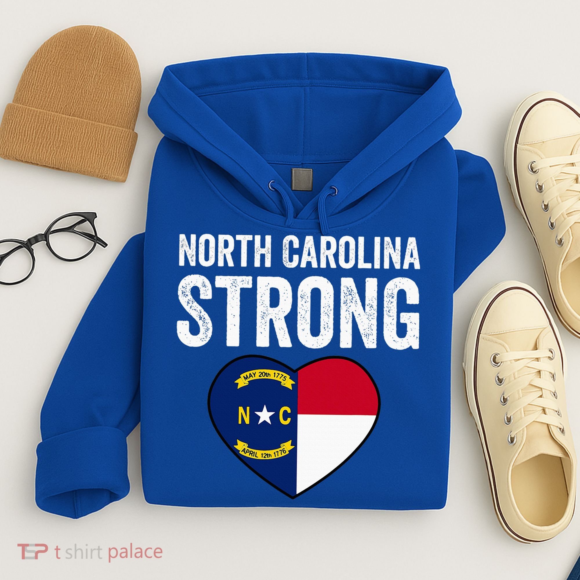 North Carolina Strong With Nc State And Love Hoodie