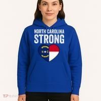 North Carolina Strong With Nc State And Love Hoodie thumb 5