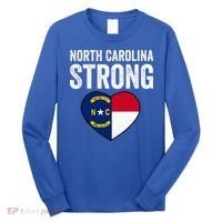 North Carolina Strong With Nc State And Love Long Sleeve Shirt thumb 0