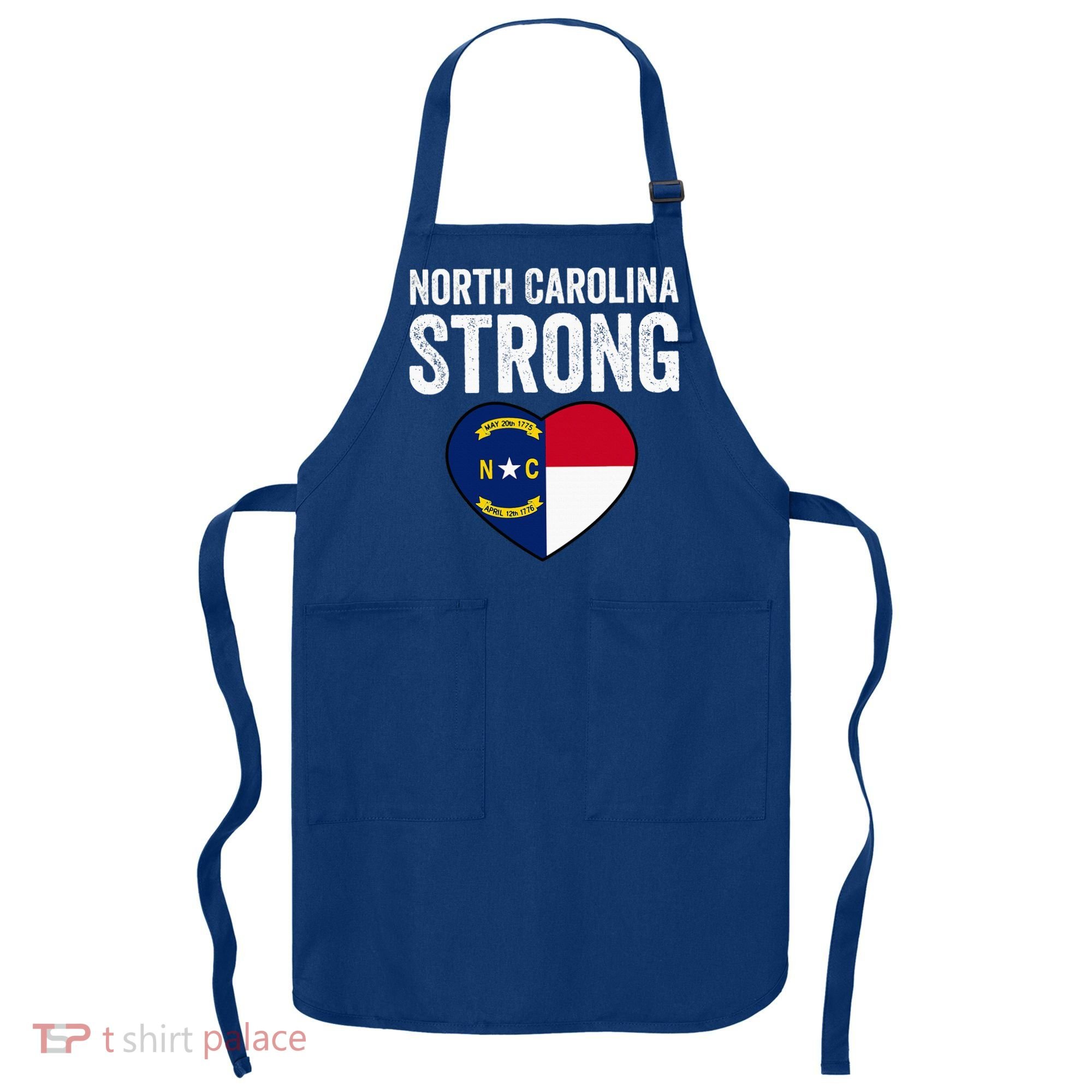North Carolina Strong With Nc State And Love Apron
