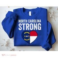 North Carolina Strong With Nc State And Love Sweatshirt thumb 2