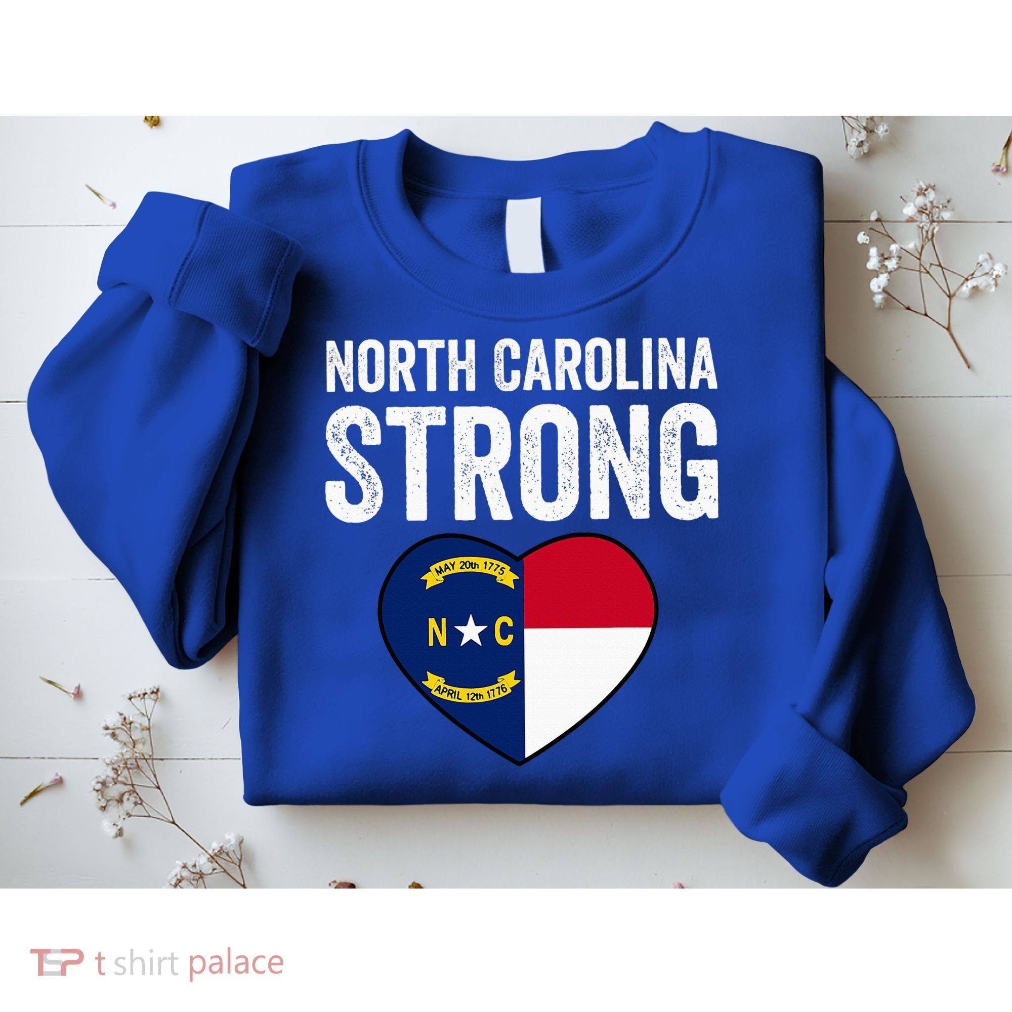 North Carolina Strong With Nc State And Love Sweatshirt