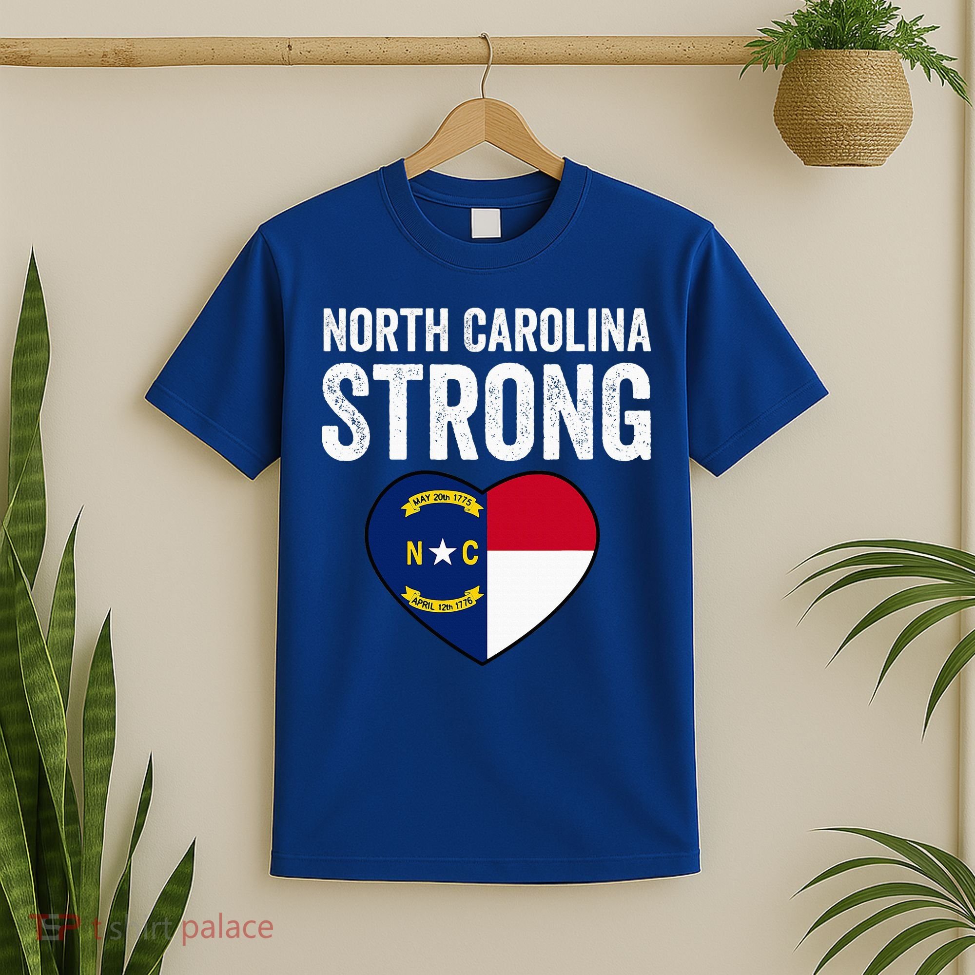 North Carolina Strong With Nc State And Love T-Shirt