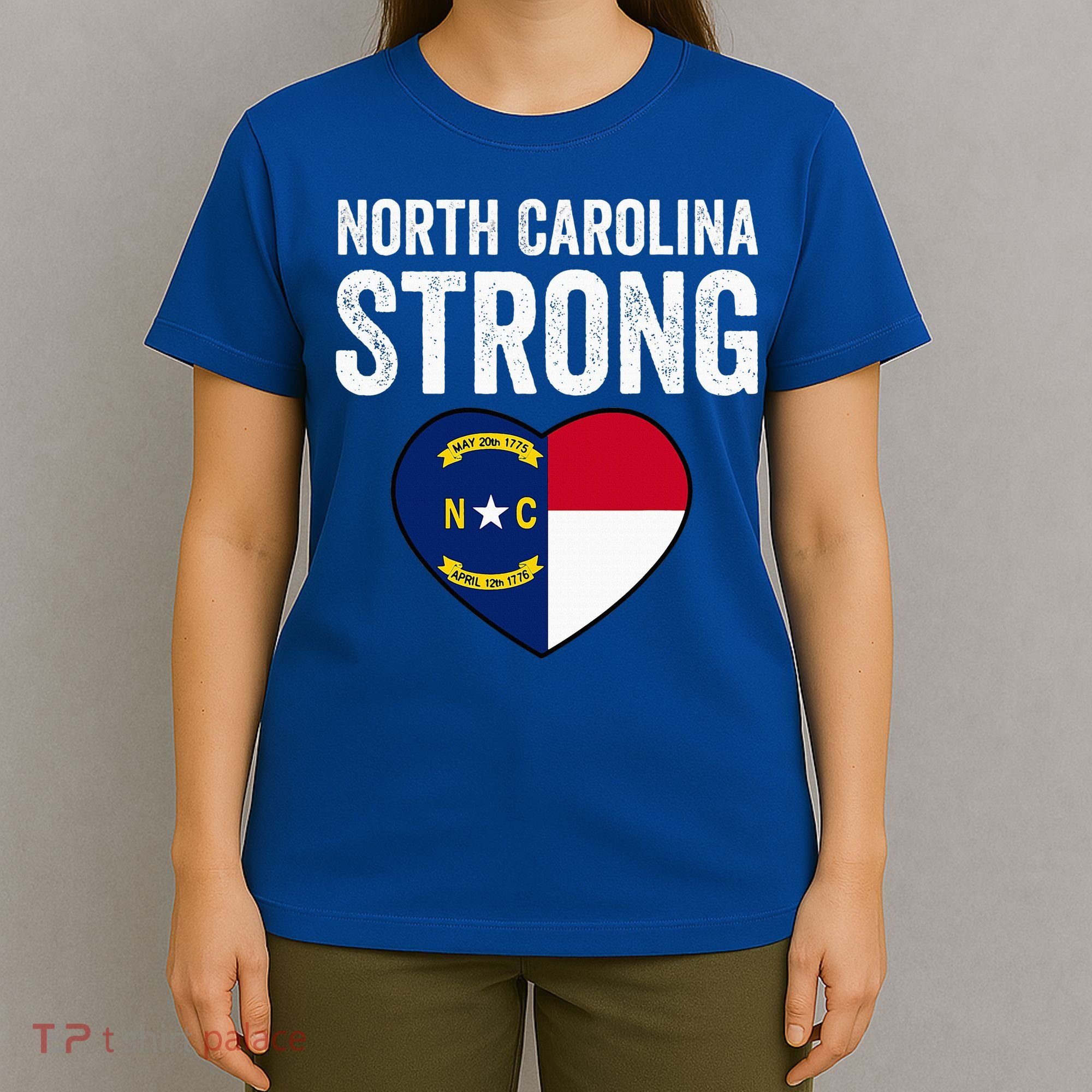 North Carolina Strong With Nc State And Love T-Shirt